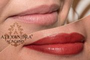 Alexandra Academy sminktetoválás képzés ajaktetoválás 15
